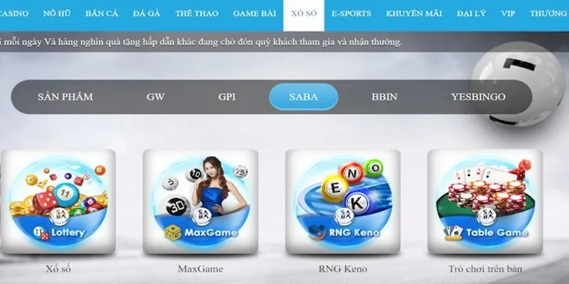 Saba Lottery 88VN với những ưu điểm nổi bật