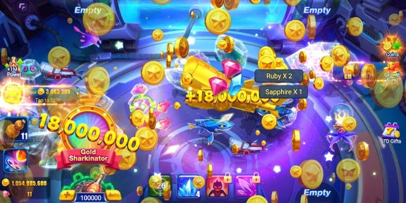 Khám phá chi tiết hơn về vũ khí trong game Jackpot đánh cá